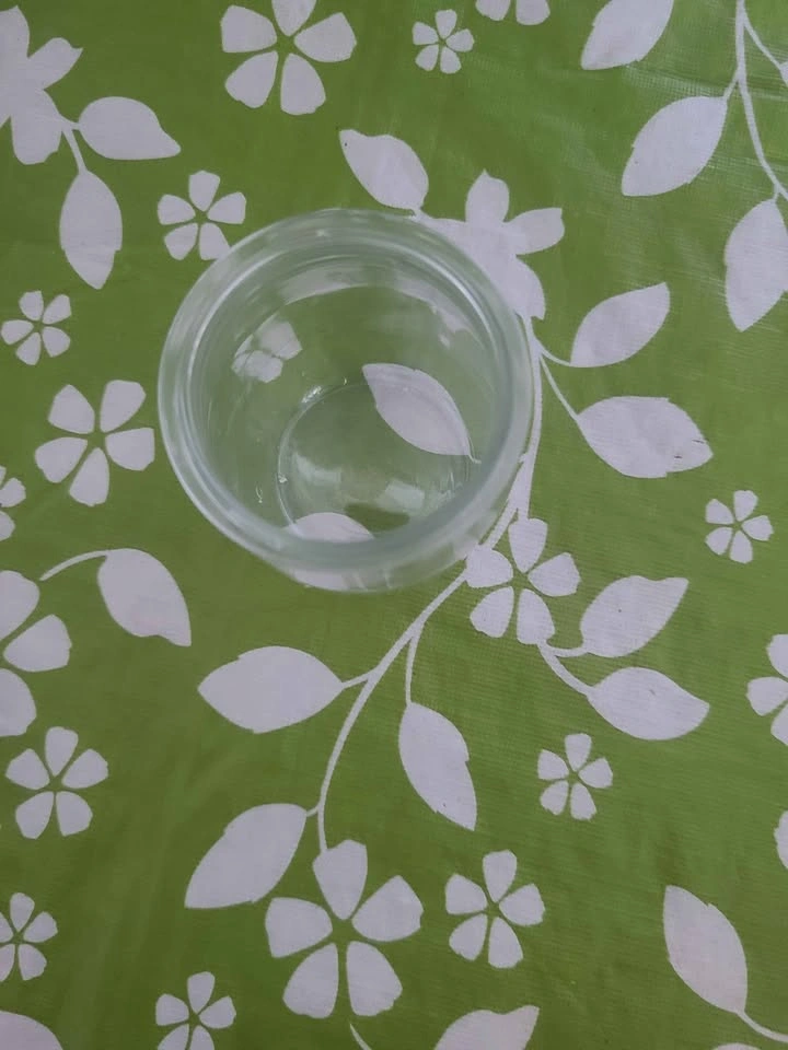 Small Clear Glass Jar. 12 in total. $1 each - photo 3