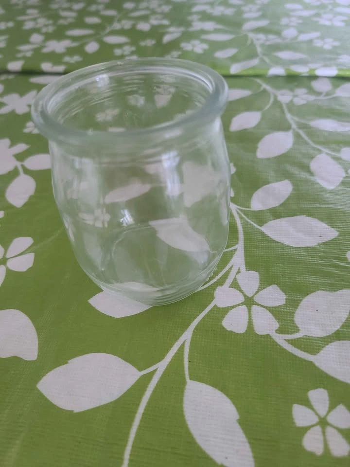 Small Clear Glass Jar. 12 in total. $1 each - photo 4