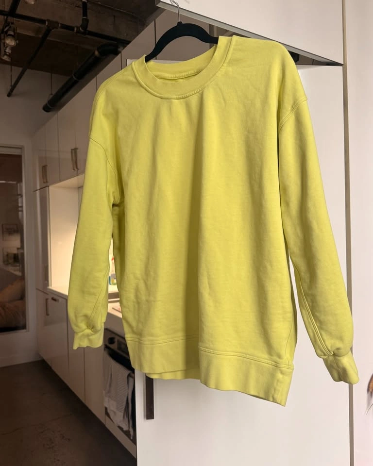Lululemon Neon Yellow Pullover Sweater