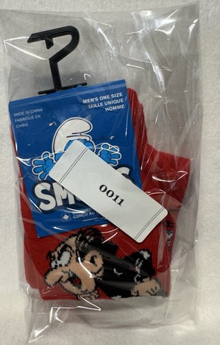 NEW The Smurfs Novelty Socks GARGAMEL red socks mens one size - photo 3