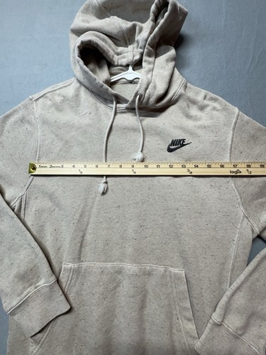 Nike Club Swoosh Pullover Hoodie X-Small Beige - photo 4