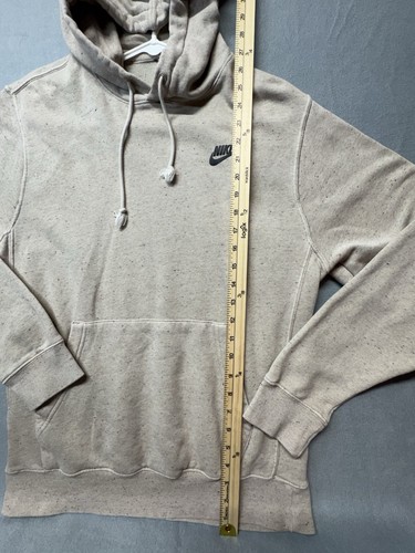 Nike Club Swoosh Pullover Hoodie X-Small Beige - photo 5