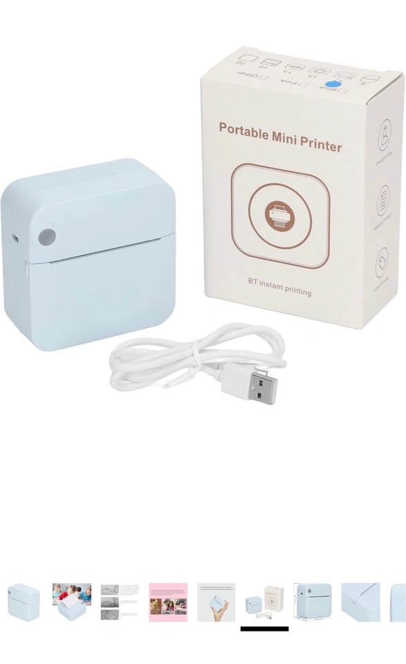Mini Printer, Thermal Photo Printer for Documents - photo 5