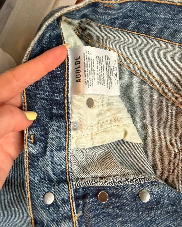 AGOLDE Riley Jeans – Size 24 - photo 4