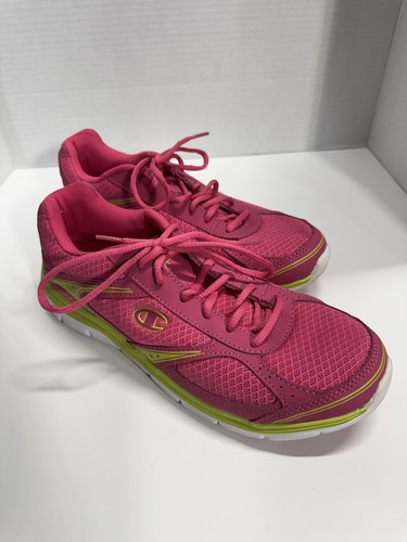 Champion Women’s Pink/Green/White Mesh Athletic Sneakers - photo 2