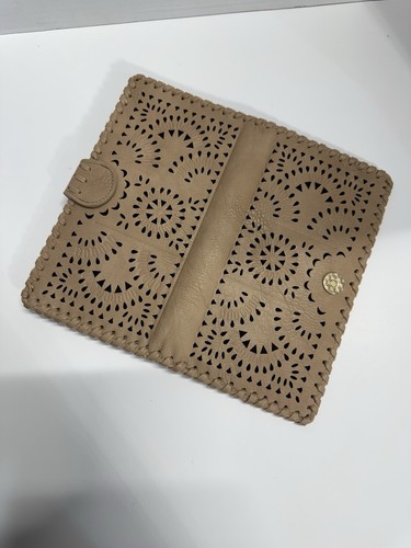 Women’s Brown Cut-Out Trifold Wallet - photo 4