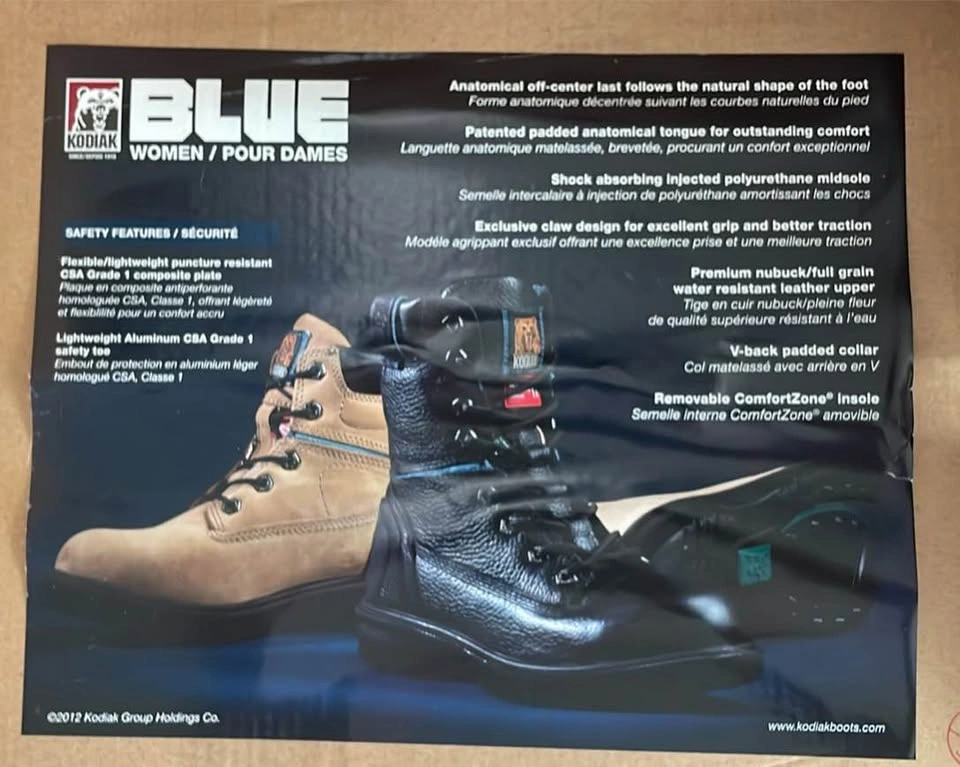 Kodiak Black Work Boots Women’s Size 8 - photo 4