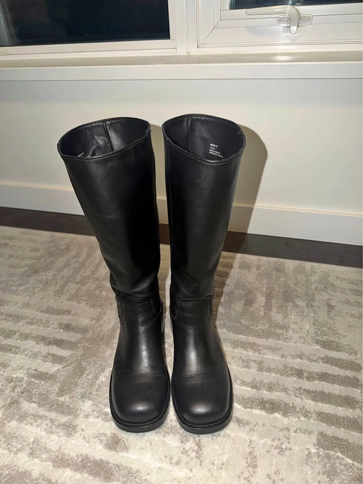 Steve Madden Riggs Wide Calf Black 7.5