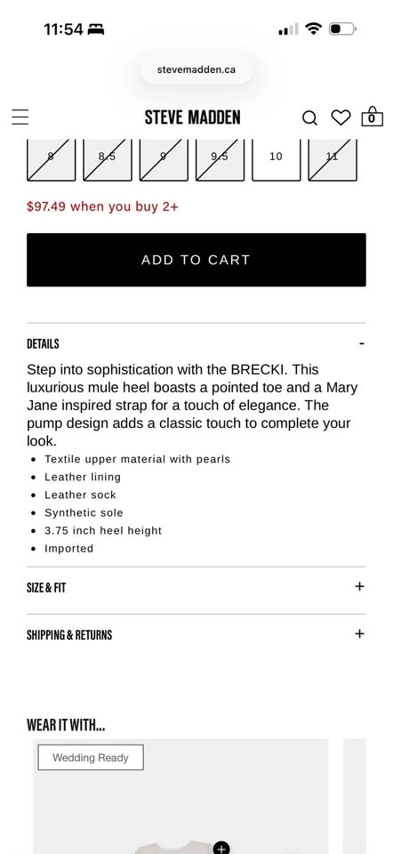 Steve Madden Brecki Black Croc 8 - photo 3