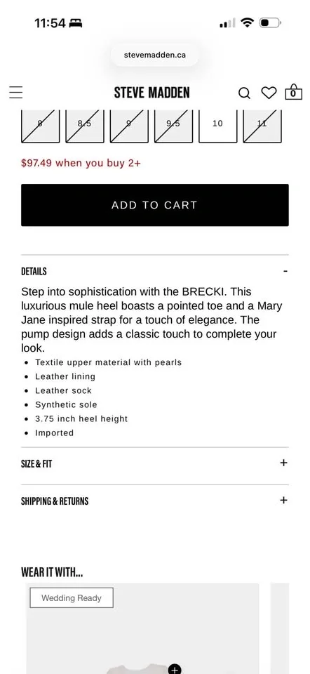 Steve Madden Brecki Black Croc 8 - photo 3