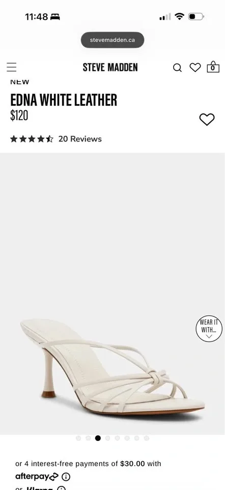 Steve Madden Edna Bone 7.5 - photo 4