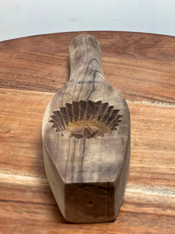 Hand-Carved Wooden Ma'amoul / Cookie Mold Press - photo 5