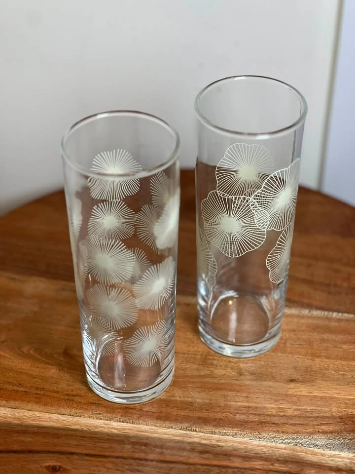 Vintage IKEA Atomic Sunburst Glasses by Nysgards Maria Bengtsson - photo 3