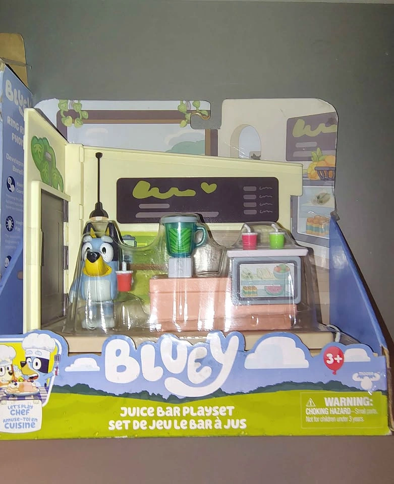 Bluey Toy Bundle - VTech Ring Ring Phone & Juice Bar Playset - photo 3