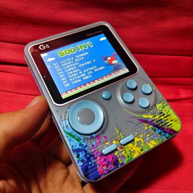 G5 Retro Handheld Game Console — 500 Games in 1! Brand New - photo 2