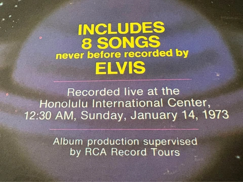 Vintage Elvis Presley Aloha From Hawaii 2-LP Vinyl (1973) - photo 4
