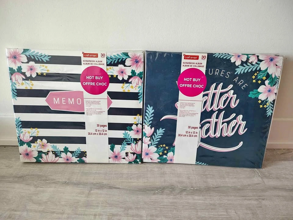 Craft Smart Scrapbook Albums - 2 Albums