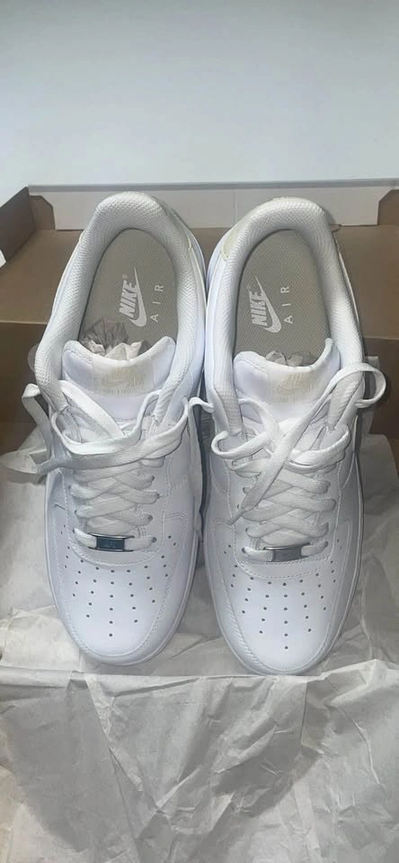 11.5 Men’s - Nike Air Force 1 Low White/Light tan - photo 3
