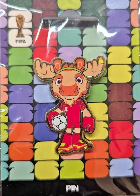 NEW Limited 2026 FIFA World Cup Canadian Mascot Maple Pin
