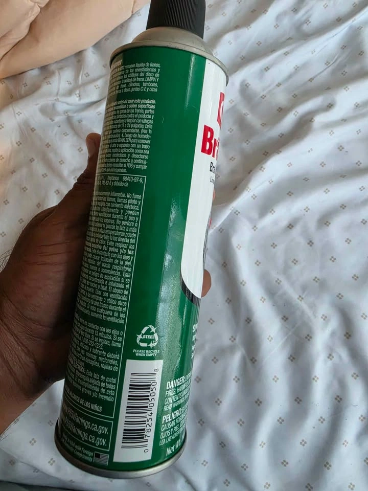 CRC Brake Parts Cleaner: Solvent, Aerosol, Non-Chlorinated - photo 2