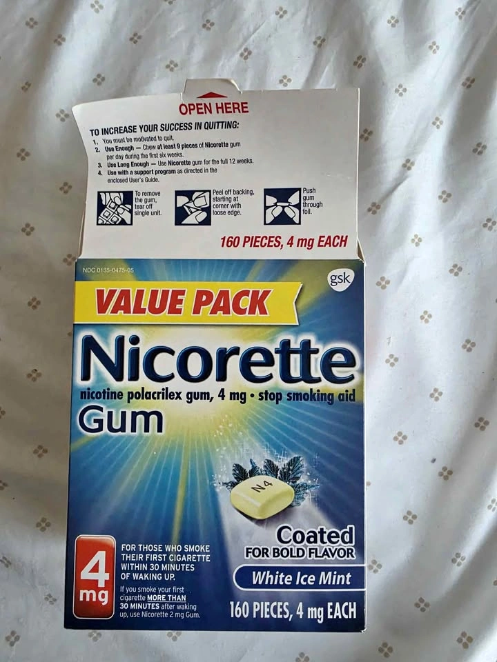 Nicorette gums 4mg