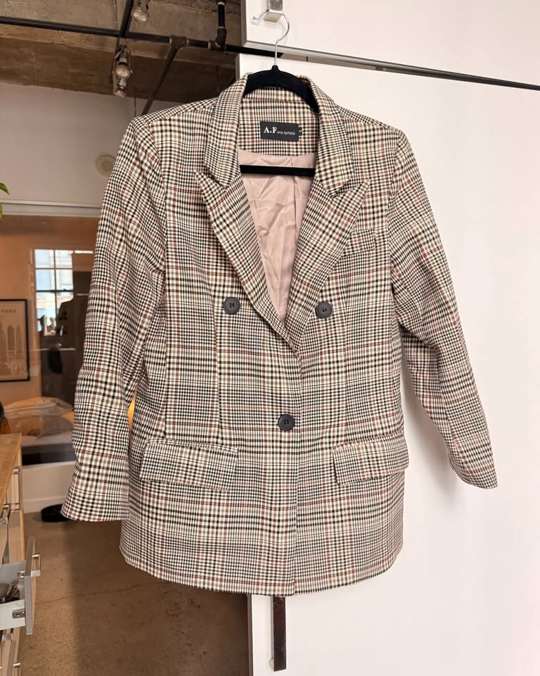 Plaid Womens Blazer – Small - photo 2
