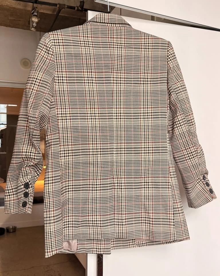 Plaid Womens Blazer – Small - photo 4