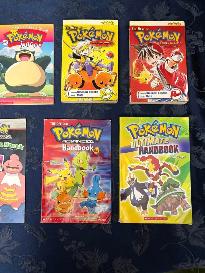 Pokemon books (11 total, including 1 colisium) - photo 3