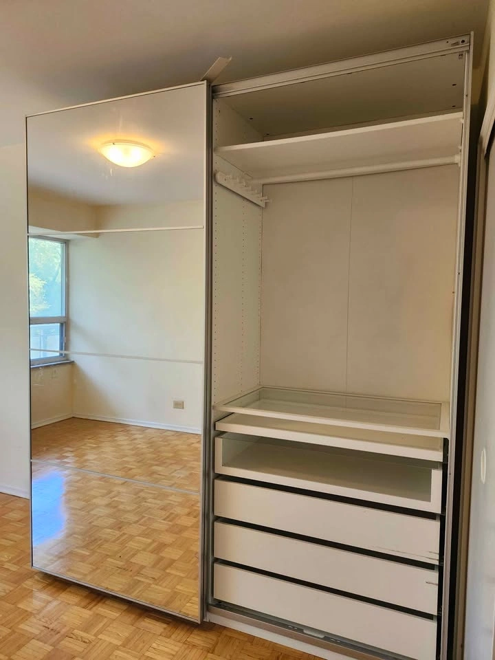 IKEA PAX Wardrobe with Mirrored Sliding Doors - photo 2