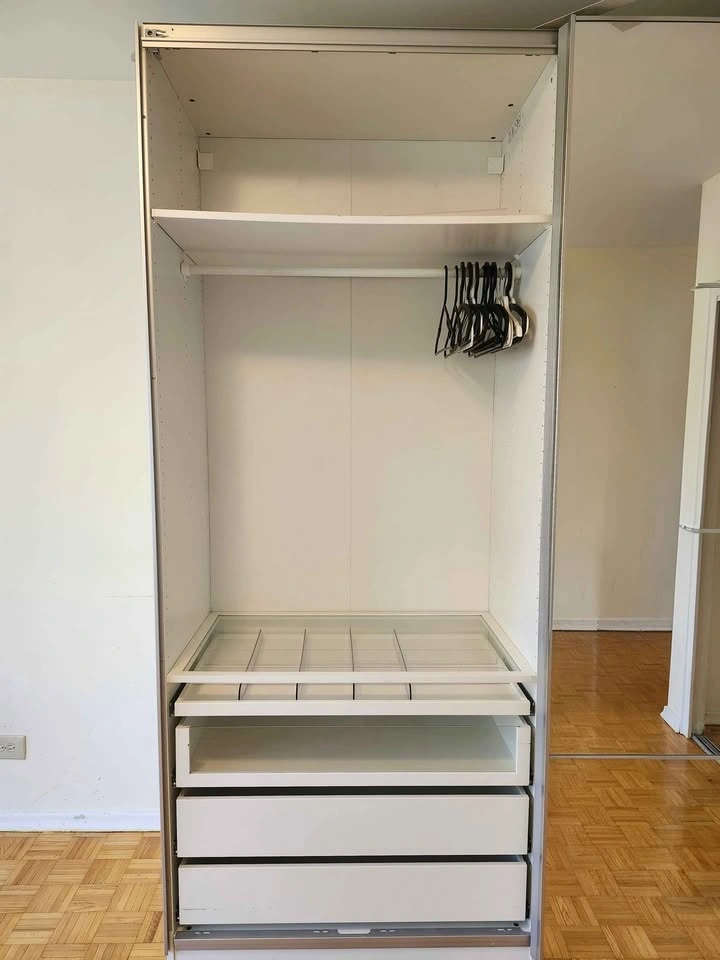 IKEA PAX Wardrobe with Mirrored Sliding Doors - photo 4