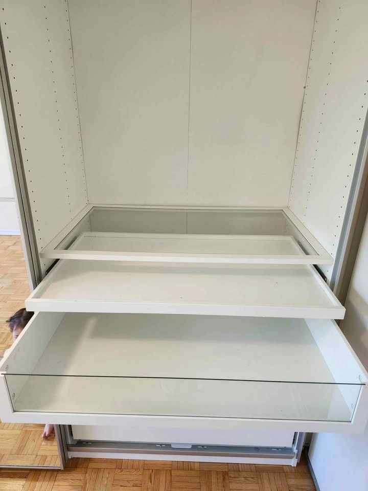 IKEA PAX Wardrobe with Mirrored Sliding Doors - photo 5