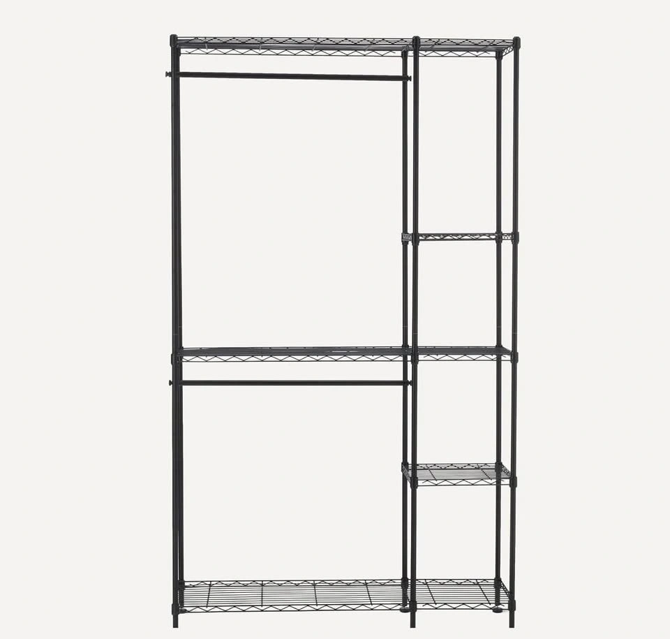 Metal Hanging Storage Organizer Rack Wardrobe - photo 4