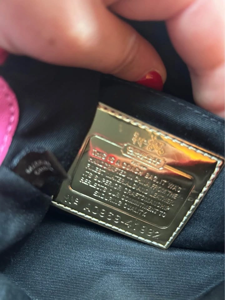 Coach Madison Hot Pink Crossbody Op Art - photo 4