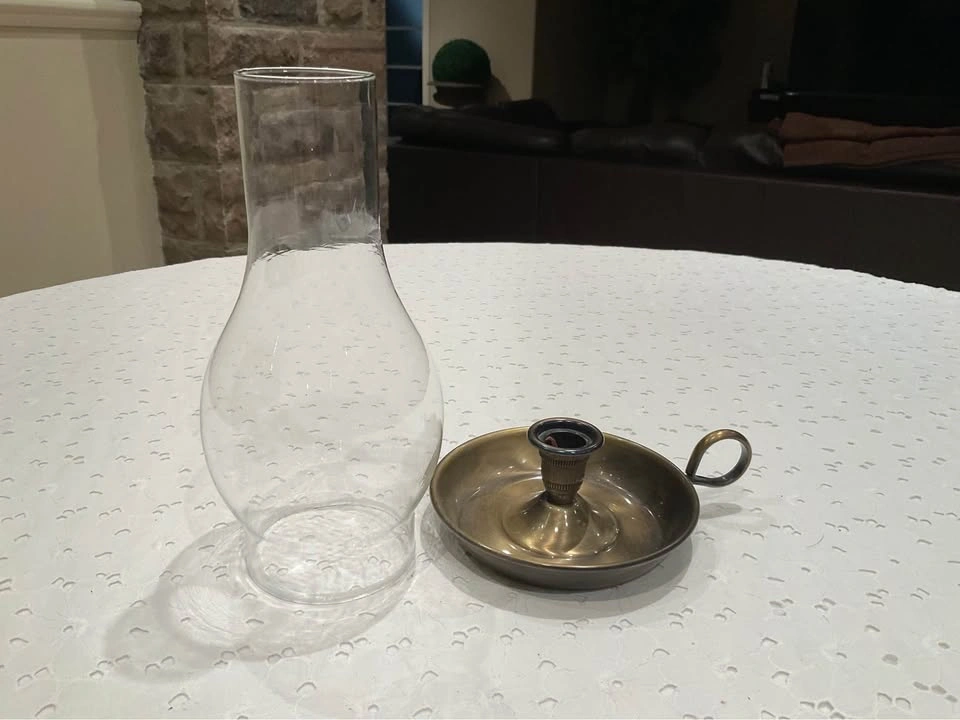 Vintage Heritage Brass Chamberstick Candle Holder - photo 3
