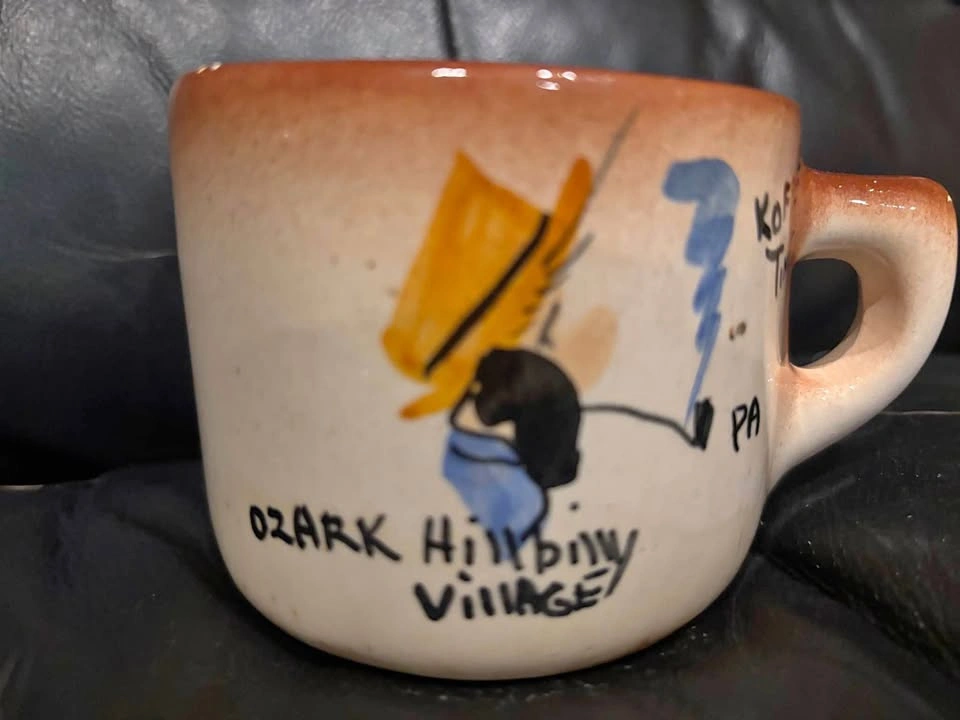 Vintage “Ozark Hillbilly Village”/“Koffee Time” Souvenir Mug