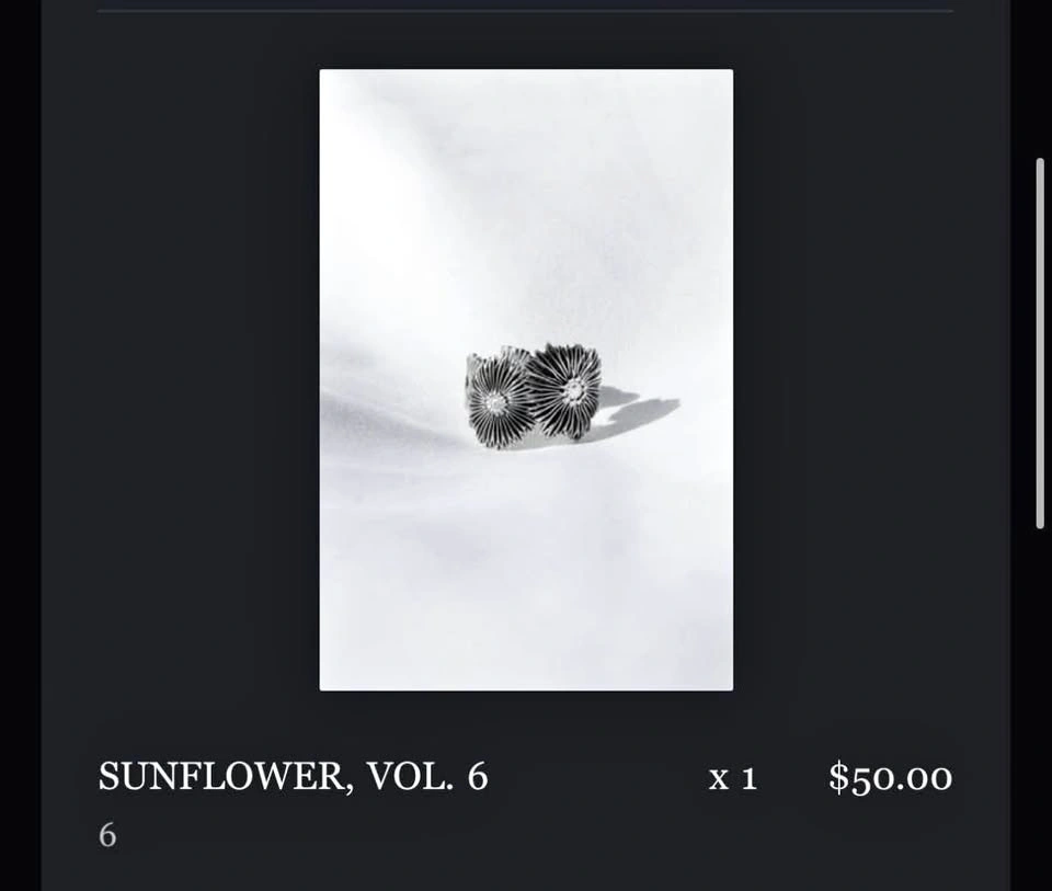 Tristan Ikaika SUNFLOWER, VOL. 6 Ring
