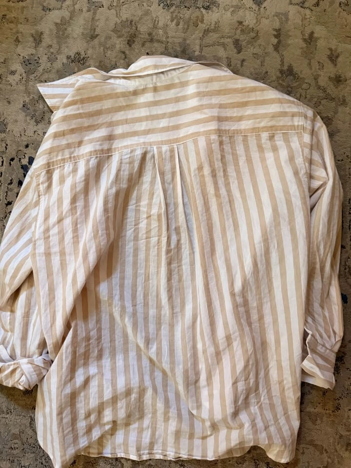 Dynamite Striped Button-Down Shirt - photo 3
