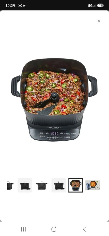 Slow cooker with stirring attachment - photo 3