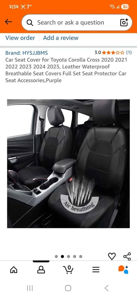 2026 toyota corolla cross seat covers - photo 3