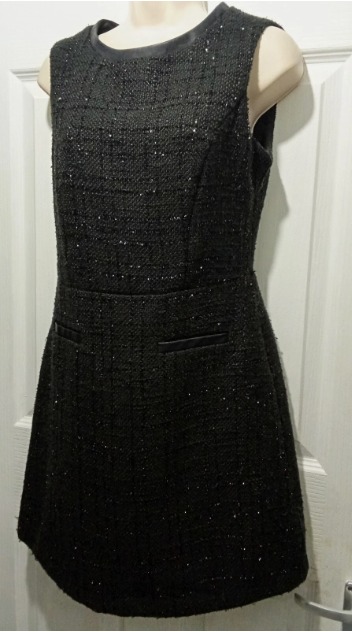 New Suzy Shier Tweed Black dress - M - photo 2