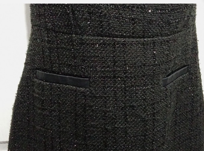 New Suzy Shier Tweed Black dress - M - photo 4