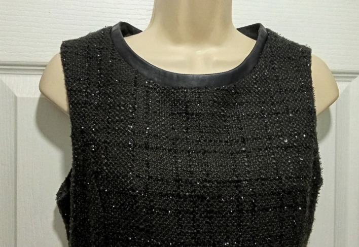 New Suzy Shier Tweed Black dress - M - photo 5
