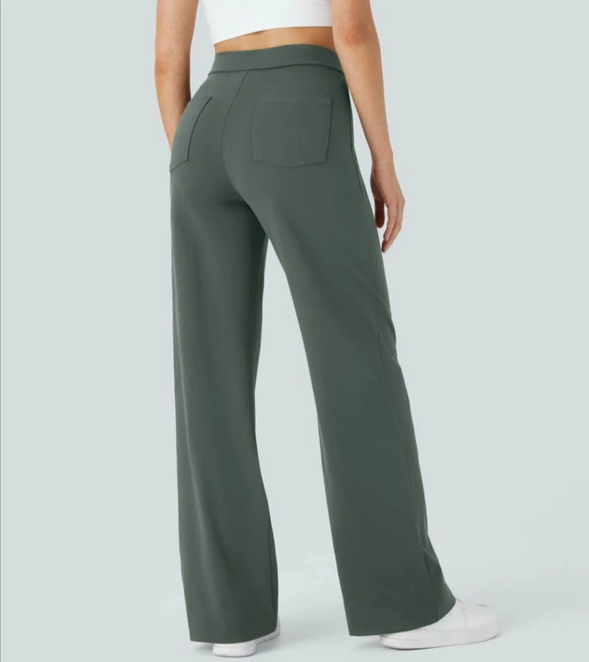 NWT Halara Day Stretch High-Waist Pants Olive M Petite 28” insea - photo 2