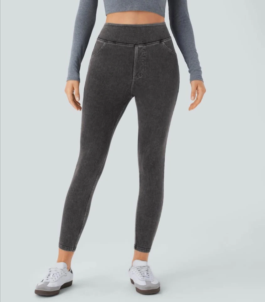 NWT Halara High Waisted Flex Denim Leggings - Size M - photo 2