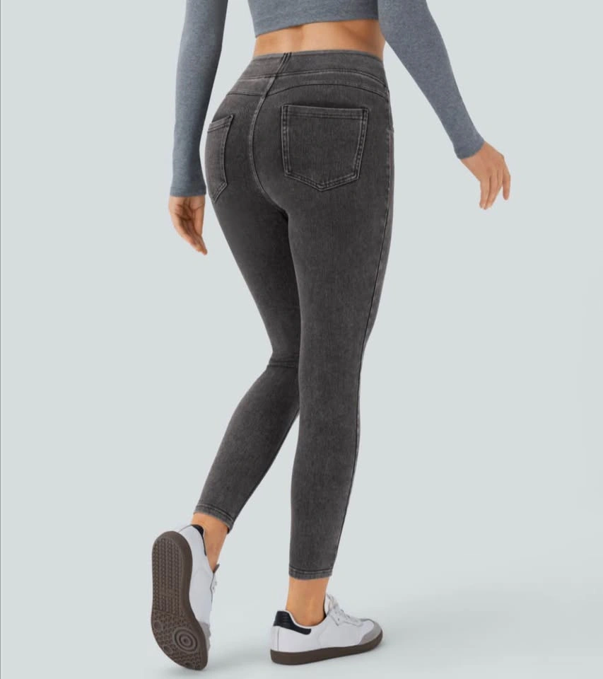 NWT Halara High Waisted Flex Denim Leggings - Size M - photo 3