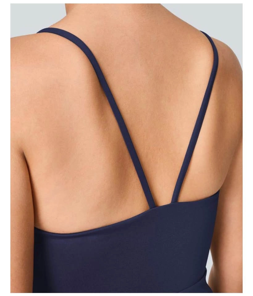 NWT Halara Navy Blue Wide Leg Jumpsuit XS Tall - photo 4
