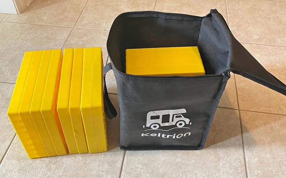 Keltrion 12-Pack RV Leveling Blocks, Heavy-Duty Interlocking