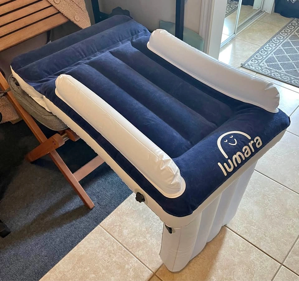 New Lumara Inflatable Airplane Bed for Toddlers No pump required