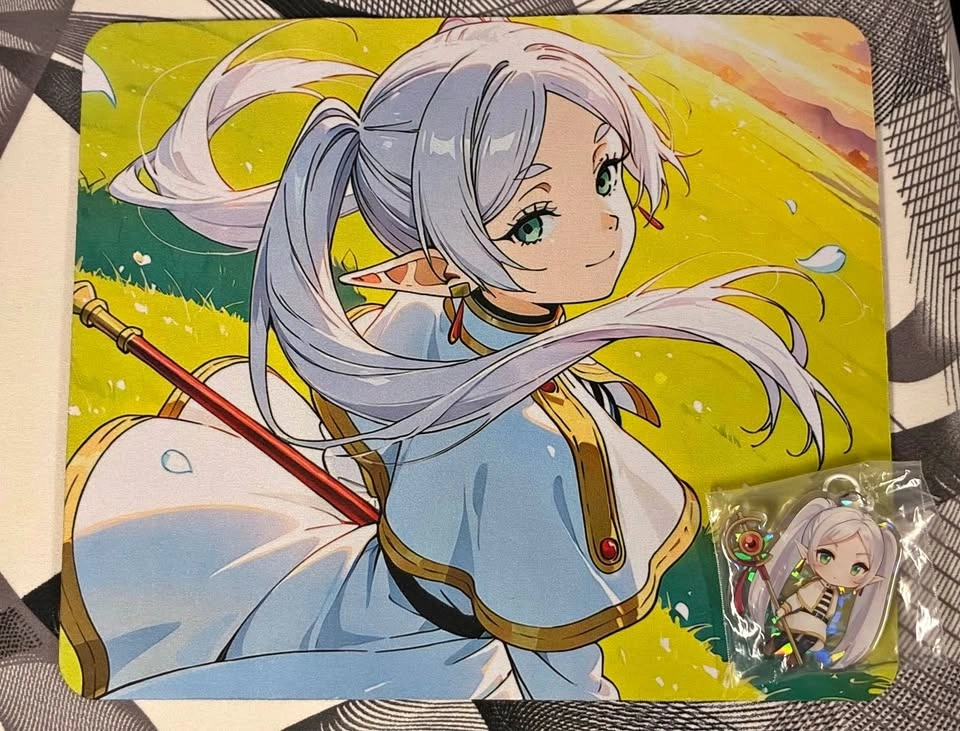 Frieren Mousepad w/ Keychain