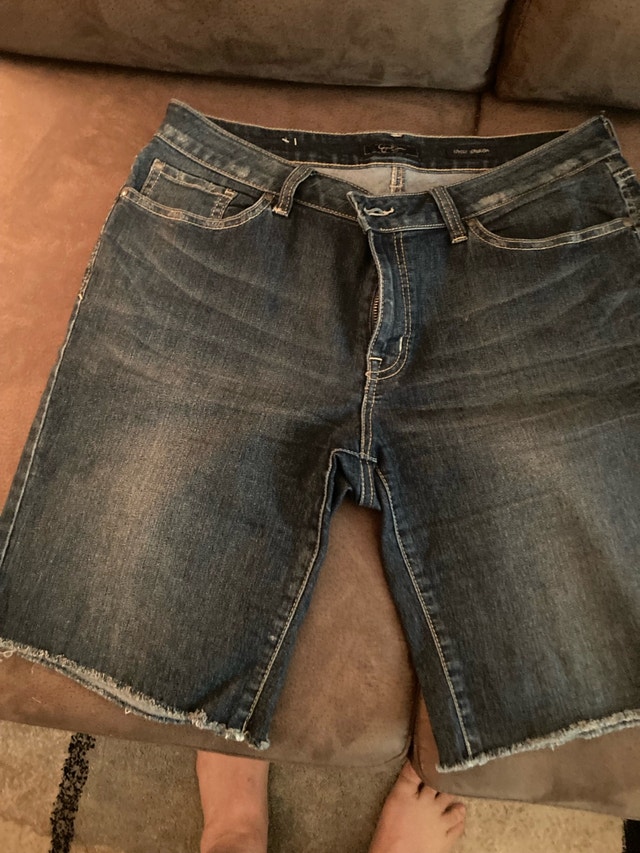 denim shorts